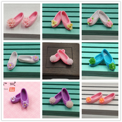 古装可儿blythe小布azone丽佳OB24 27 29厘米叶罗丽娃娃平底鞋子