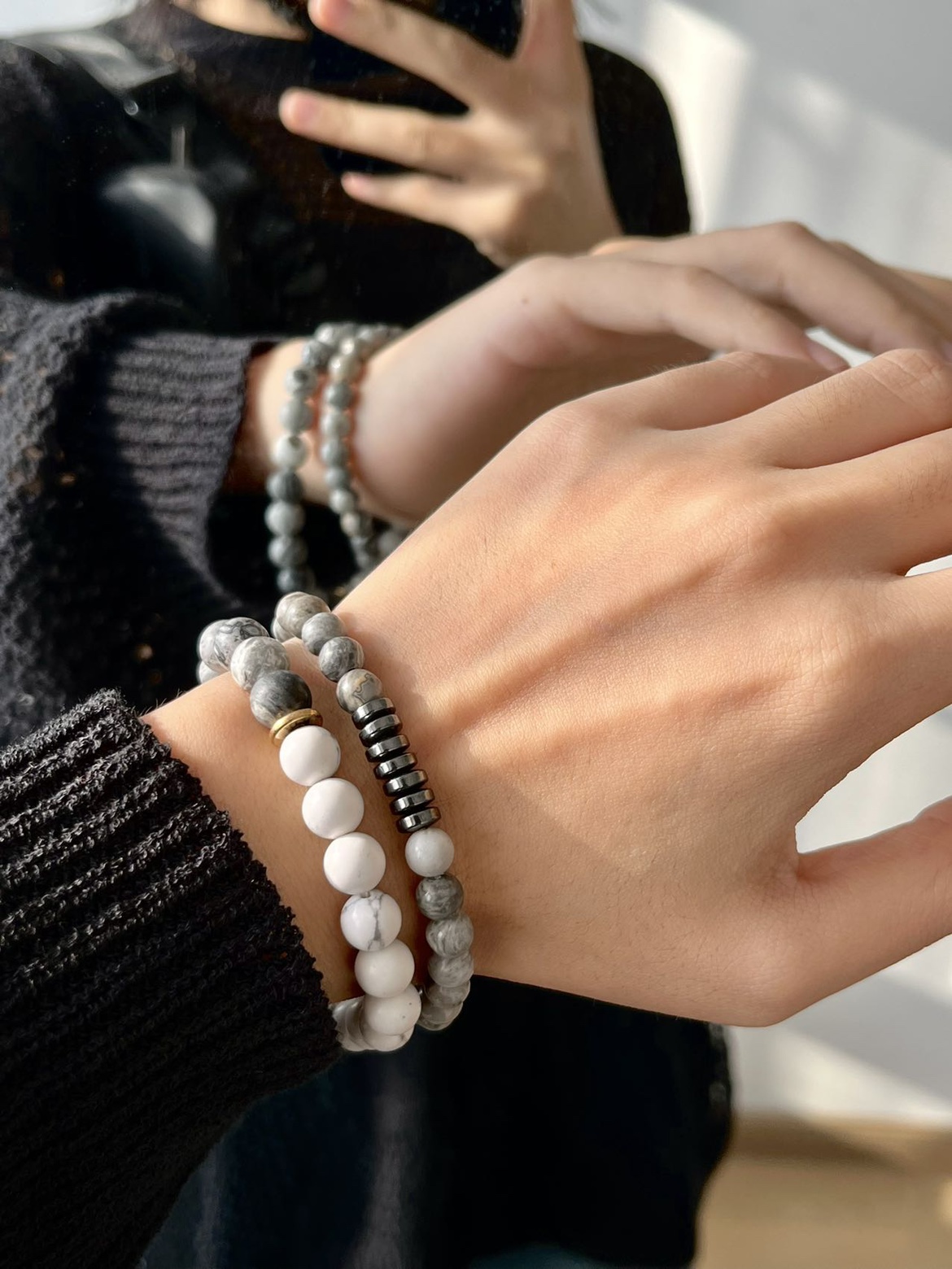 冷淡风手串手环手环无性别