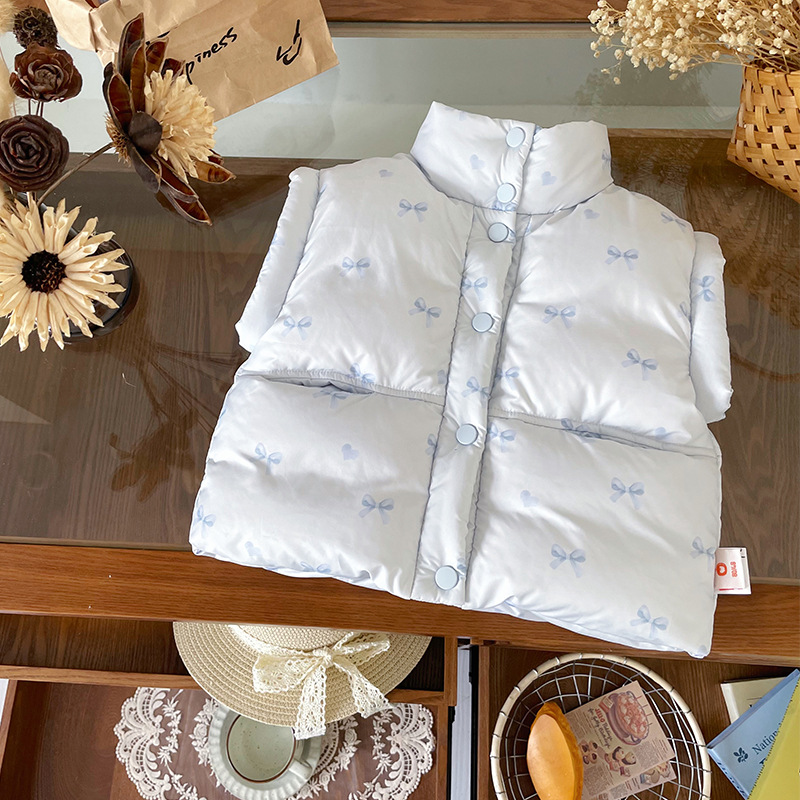 儿童羽绒马甲2025冬季新款女童羽绒服新国标90白鸭绒宝宝羽绒马甲