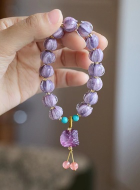 杭州灵隐香积暮山紫色琉璃醒狮