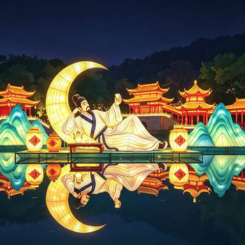 大型节日中秋户外传统花灯定制