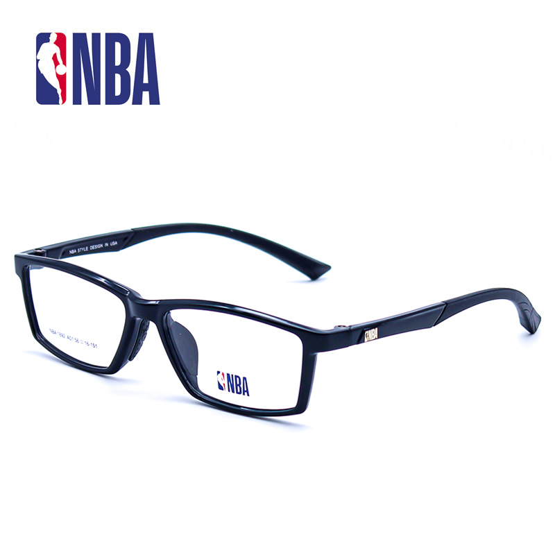 NBA1892 2K户外运动近视眼镜框架护目镜全框黑框跑步骑行七天板材