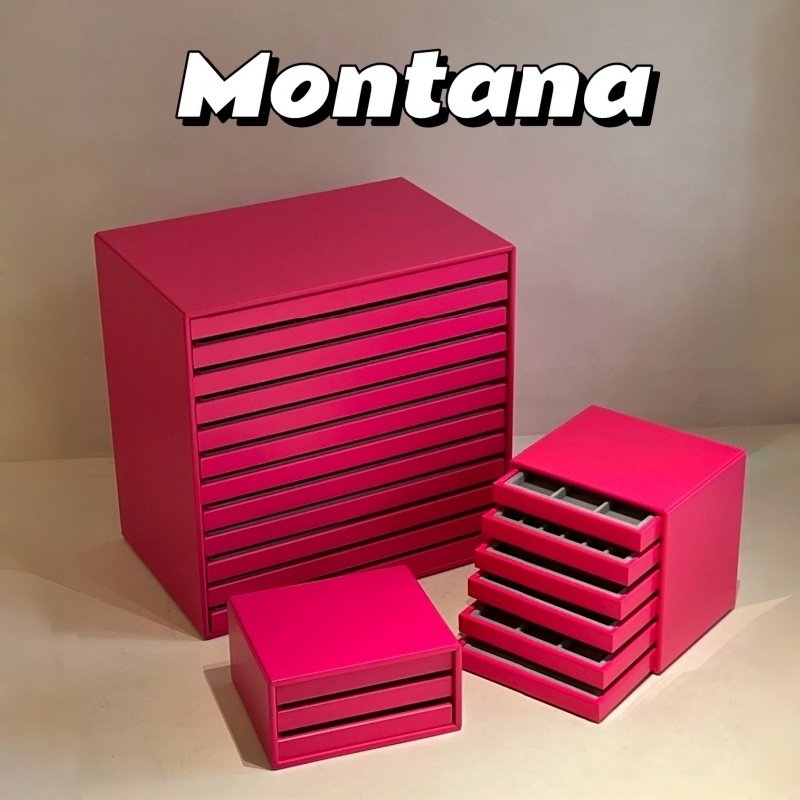 意俱Home 超大托盘首饰柜Montana柜彩色储物柜中古饰品收纳柜网红