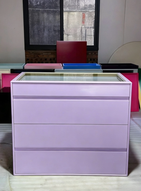 瑞典 首饰柜玻璃展示柜多巴胺柜储物柜montana丹麦岛台网红卧室柜