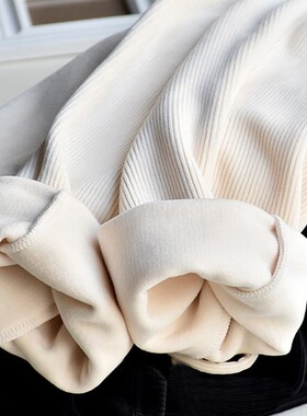 秋冬季加绒加厚阔腿裤子女ins潮流百搭宽松显瘦小个子150cm休闲裤