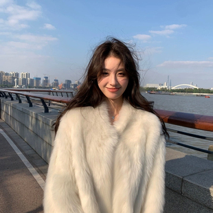 诺华NovaBloom-高品立领直毛托卡托斯卡纳皮草韩版显瘦YZ3614899