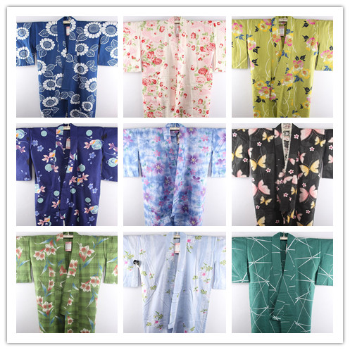 古着vintage传统日本和服纯色印