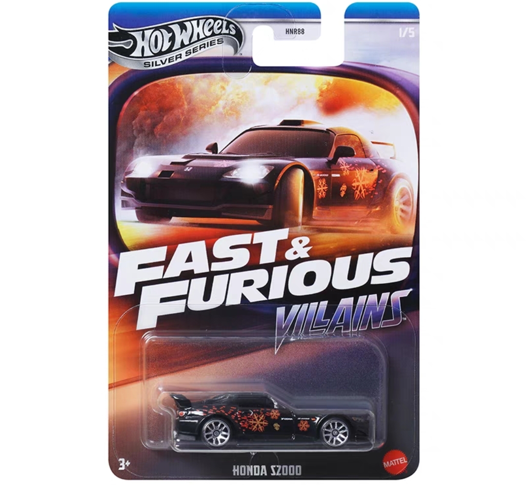 thumbnail for Hotweels Fast and Furious Themed Premium Regular Card Gtr Mustang Alloy Car Model Hnr88