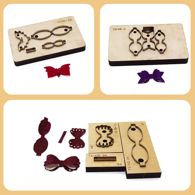 刀模定做 蝴蝶结 饰品模切  皮具刀模 手工DIY 可定做刀模