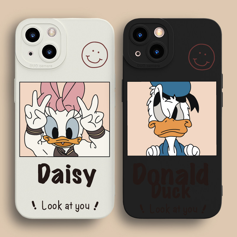 唐老鸭黛西适用苹果16手机壳iPhone15promax卡通13/14可爱17/11/12男女款XR/XS/16e全包7/8plus硅胶air软壳