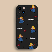 开心女孩17适用苹果13手机壳iPhone15promax卡通14 XS女款 12软壳15plus全包XR 8p硅胶防摔16e创意 16可爱11