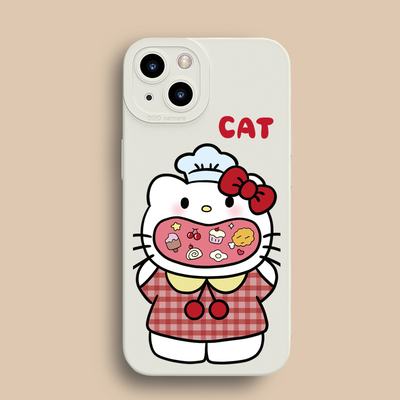 软壳包边硅胶苹果卡通iPhone15