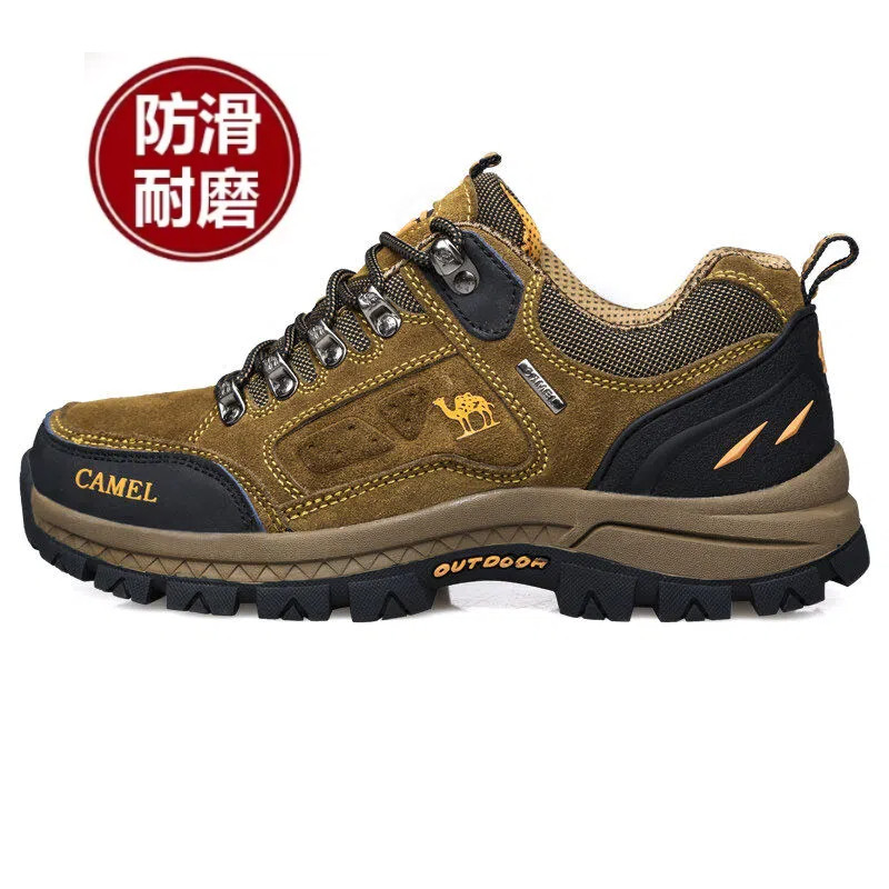 清仓骆驼登山鞋秋季户外男鞋防水防滑耐磨徒步鞋休闲旅游运动鞋男