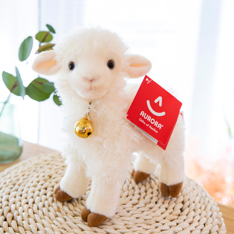 正版羊年吉祥物公仔毛绒玩具可爱仿真小羊玩偶布娃娃儿童生日礼物