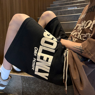 新款 男宽松夏天裤 男士 运动青年休闲潮短裤 子 五分裤 2026夏季