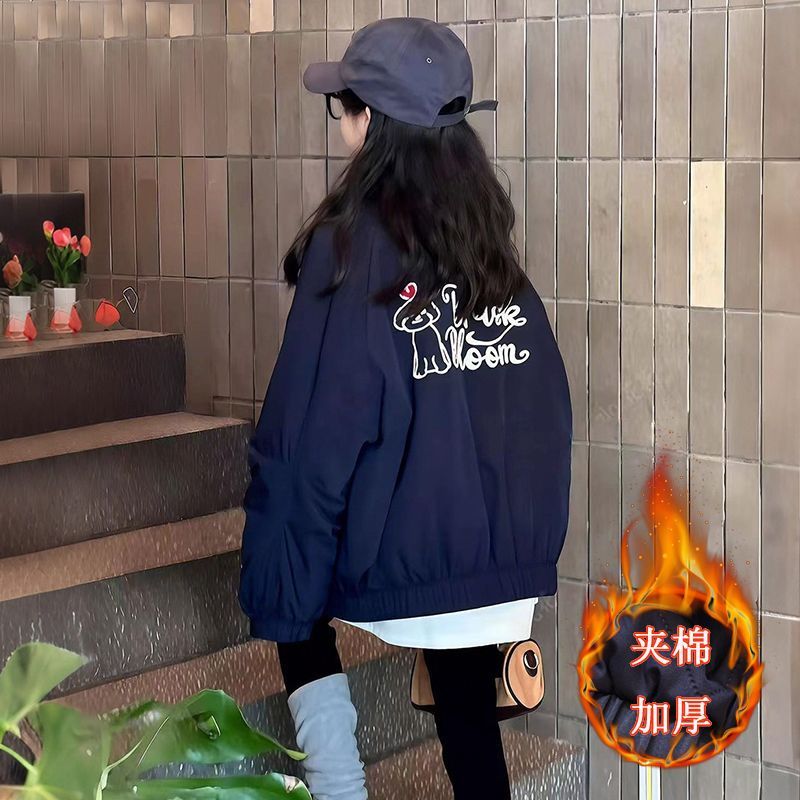 立领聚酯纤维C类防水女棉袄/棉服