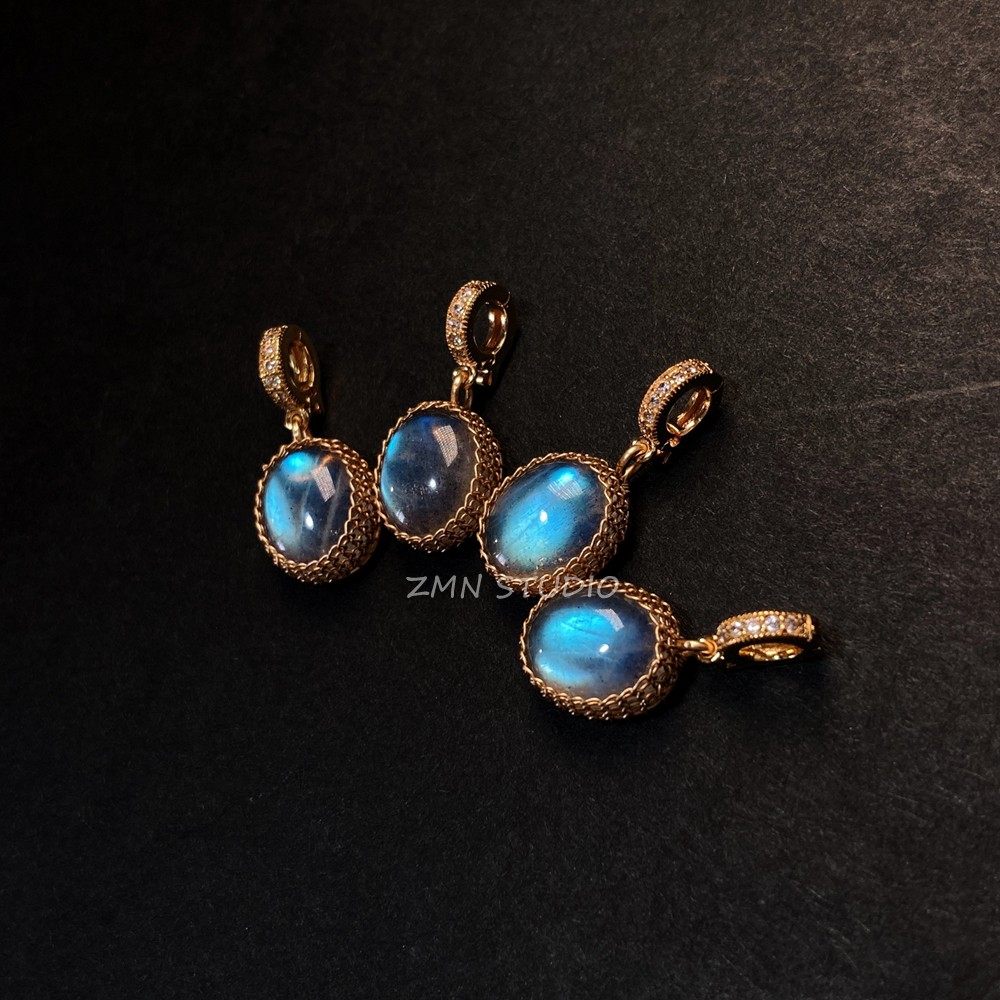 ZMN/幽恒/精致简约14K手工绕线编织高品质天然拉长石水晶宝石吊坠,饰品/流行首饰/时尚饰品新,项坠/吊坠,淘宝优惠券,粉丝福利购,淘宝优惠卷