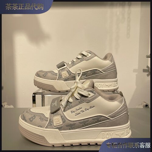 BOY LONDON国内专柜代购2026秋板鞋牛仔鞋面B263N7902903/02-599