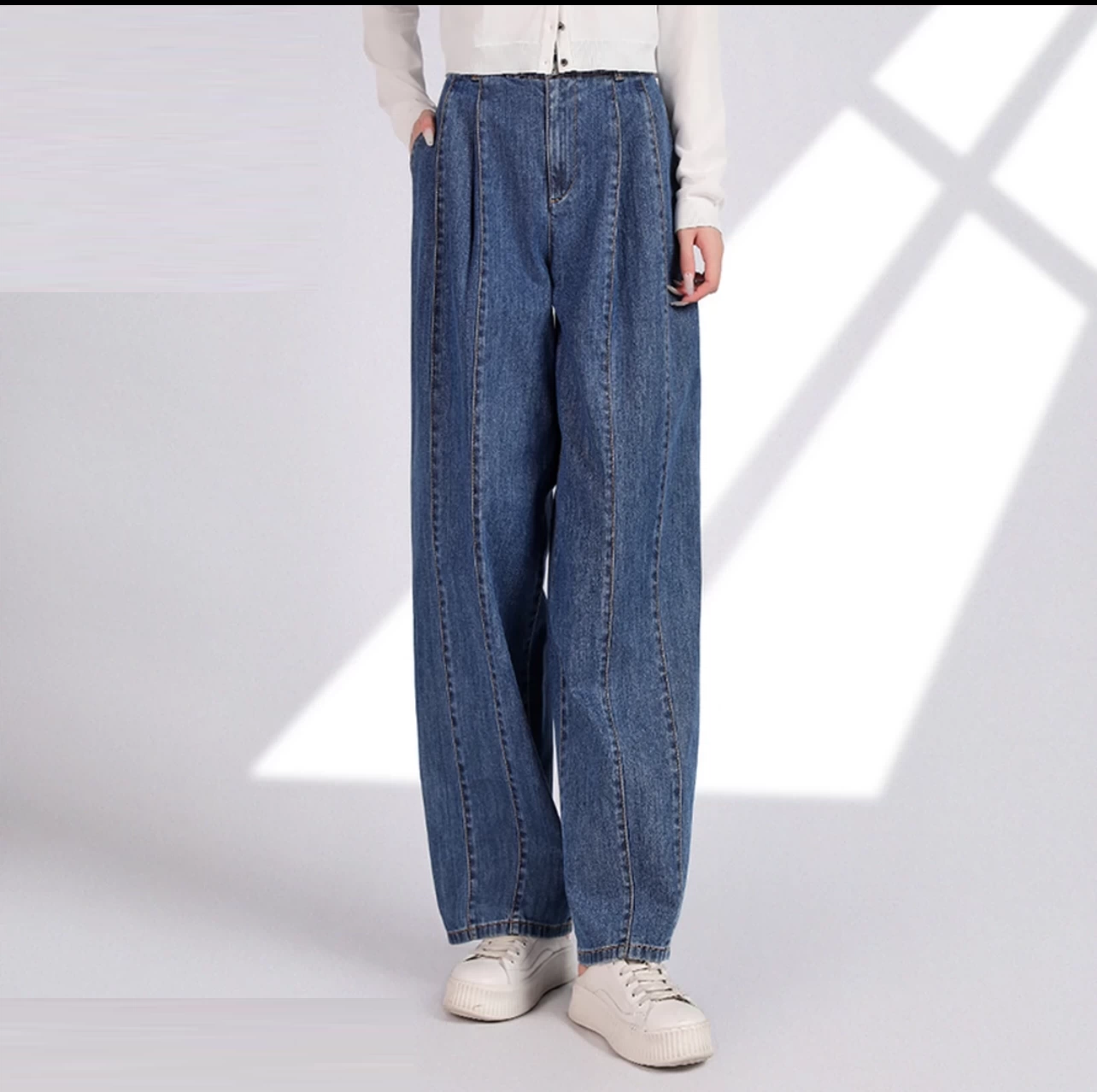 2025春秋新款阿玛施女装牛仔裤子