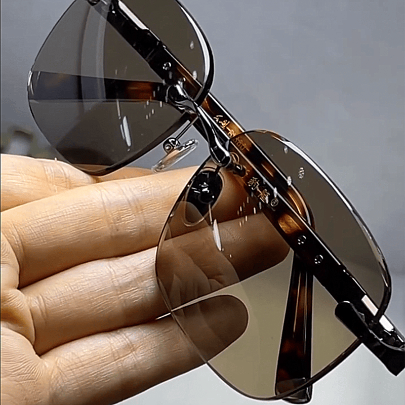 高档纯水晶石头镜男女养目太阳镜