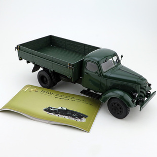 24解放CA10卡车工程运输车合金仿真汽车模型收藏 禺谷原厂车模1