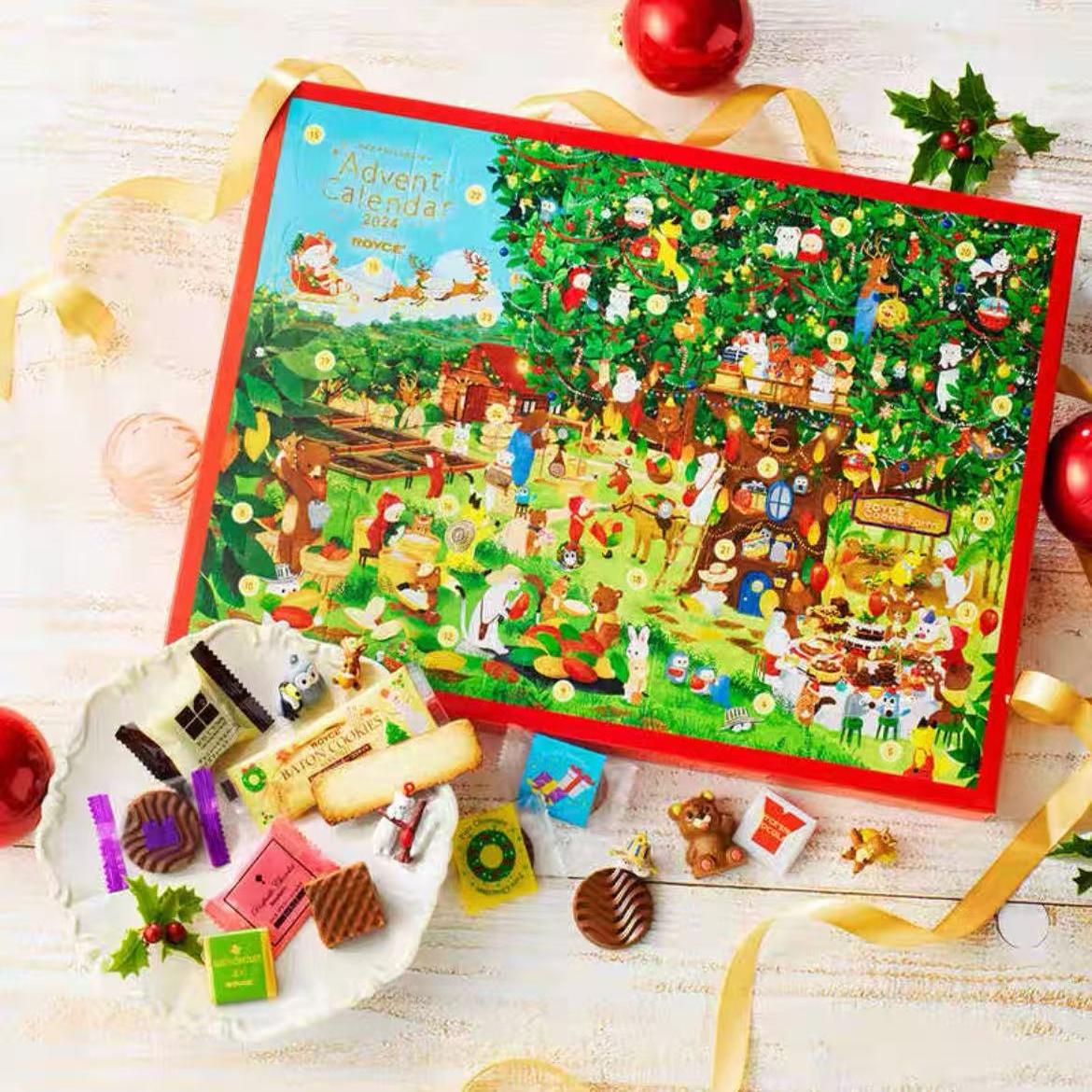 日本本土北海道Royce2025年圣诞节限定倒数什锦巧克力日历