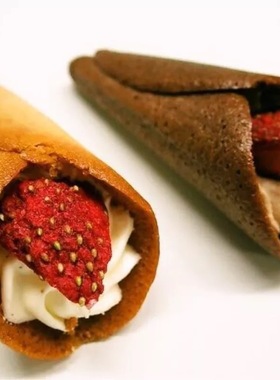 草莓卷AUDREY日本零食东京车站限定草莓奶油芝士夹心脆蛋卷高颜值