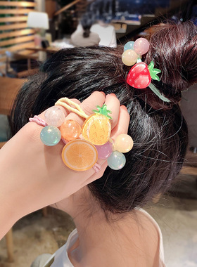 小仙女西瓜樱桃圆圈发绳皮筋
