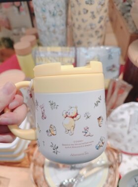 小熊维尼噗噗不锈钢保温杯螺丝杯