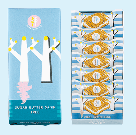 日本sugar butter tree黄油树奶油夹心巧克力饼干进口零食送女友