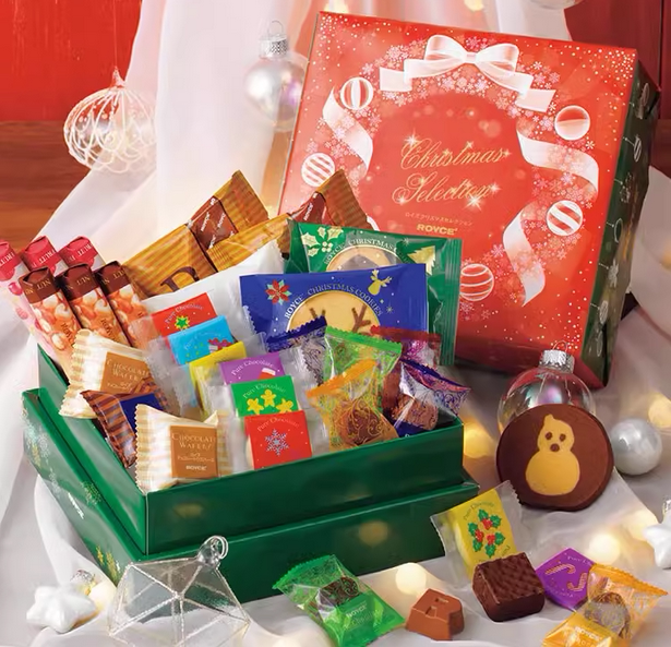 日本进口royce若翼族2025圣诞节限定巧克力盲盒什锦零食伴手礼盒