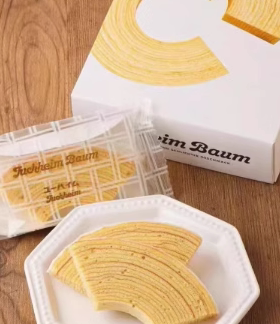 日本进口Juchheim神户尤海姆巴姆库汉年轮蛋糕礼盒装