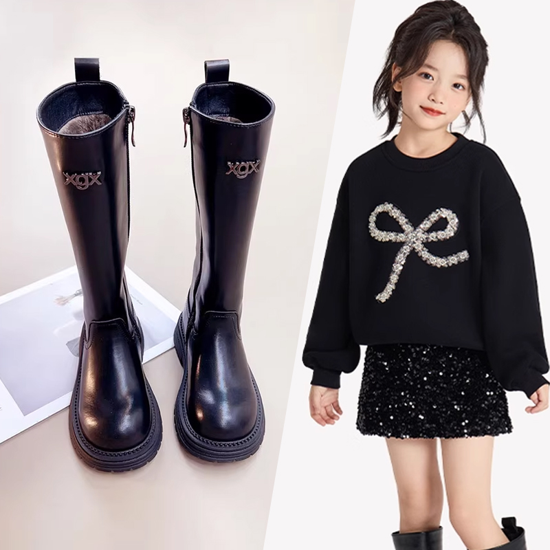 女童靴子,洋气简约风超舒适