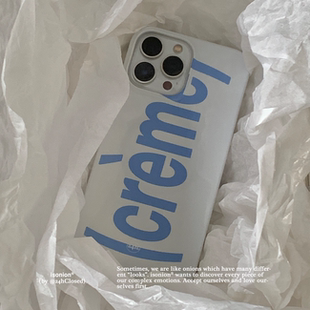 整日不营业原创「cream人生的奶油」法式ins风适用于17promax菲林磁吸全包手机壳可爱16pro苹果硬壳保护套