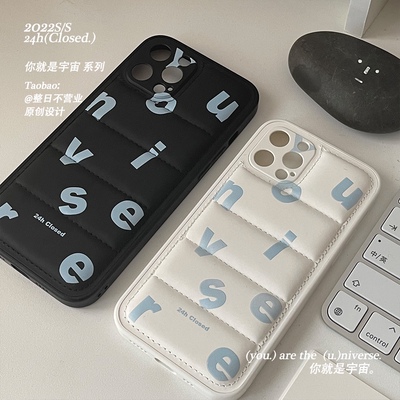 原创适用苹果17pro羽绒ins手机壳
