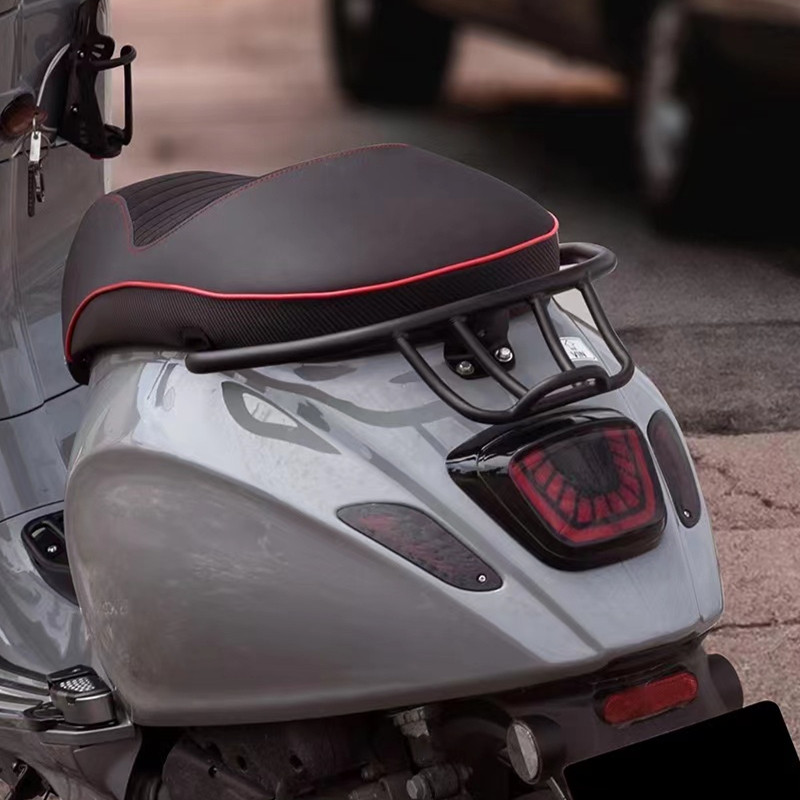 适用vespa改装春天冲刺150 gts gtv改装 运动货架 短尾架 竞技尾