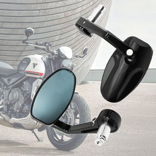 适用 凯旋660改装手把镜摩托车通用后视镜Trident660三叉戟反光镜