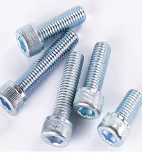 镀锌12.9级内六角螺钉厂家直销包邮碳钢国标兰白圆柱头螺丝全系列