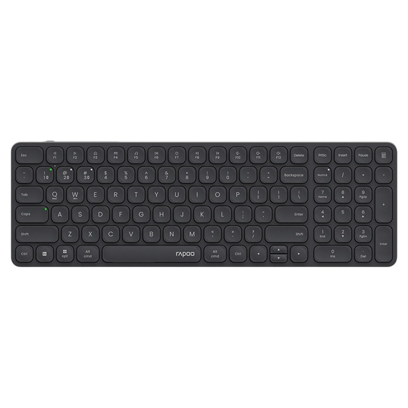 雷柏E9350L可充电双模无线蓝牙ipad键盘金属款外接笔记本电脑手机