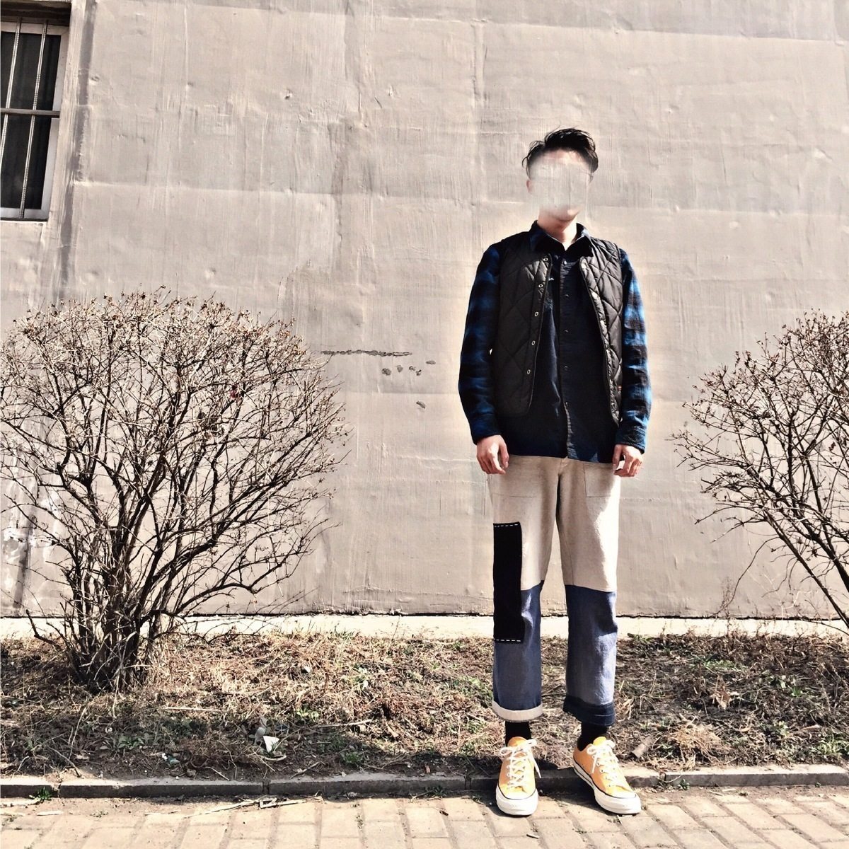 ALORS JOINTIF 原创 拼色面包裤 双插袋长裤 军裤工装裤 复古宽松在类目 男装, 休闲裤中 - 来自Buy2taobao.com提供专业的淘宝代购服务