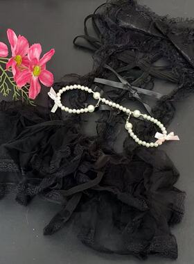 个性辣妹情侣纯色脚环手链拍照道具性感纯欲可爱情趣手环饰品