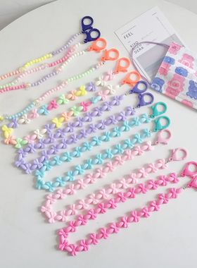 彩色口罩挂绳儿童防丢项链亚克力