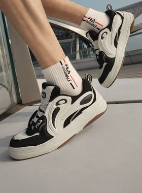 Fila/斐乐VIBE律动春季女士户外休闲运动复古板鞋F12W512201F