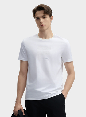 Fila/斐乐夏季新款男子户外时尚休闲运动短袖T恤衫F11M443102F