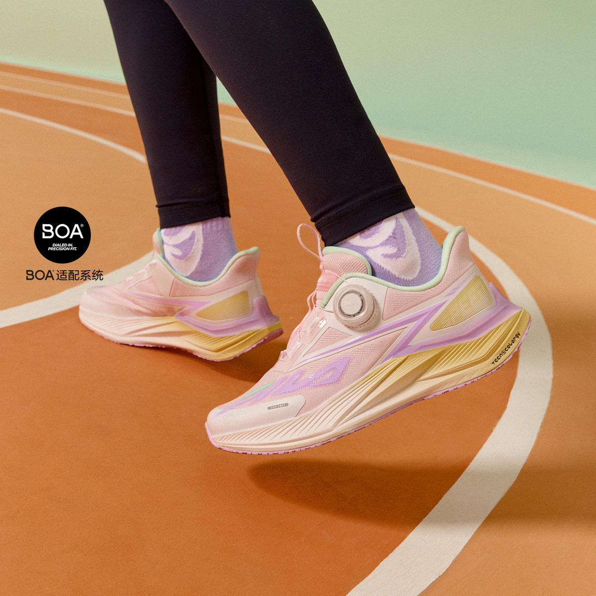 斐乐超跑鞋5代女中大童儿童跑鞋