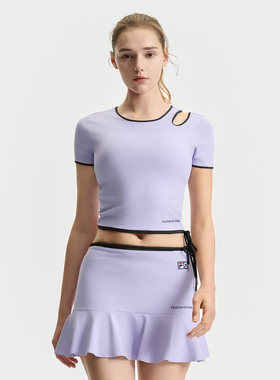 Fila/斐乐 X David Koma联名女子场下网球运动短袖T恤A11W523116F
