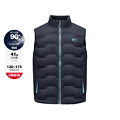 新款 Fila 斐乐冬季 男中大童高尔夫系列轻薄羽绒马甲K12B543915F