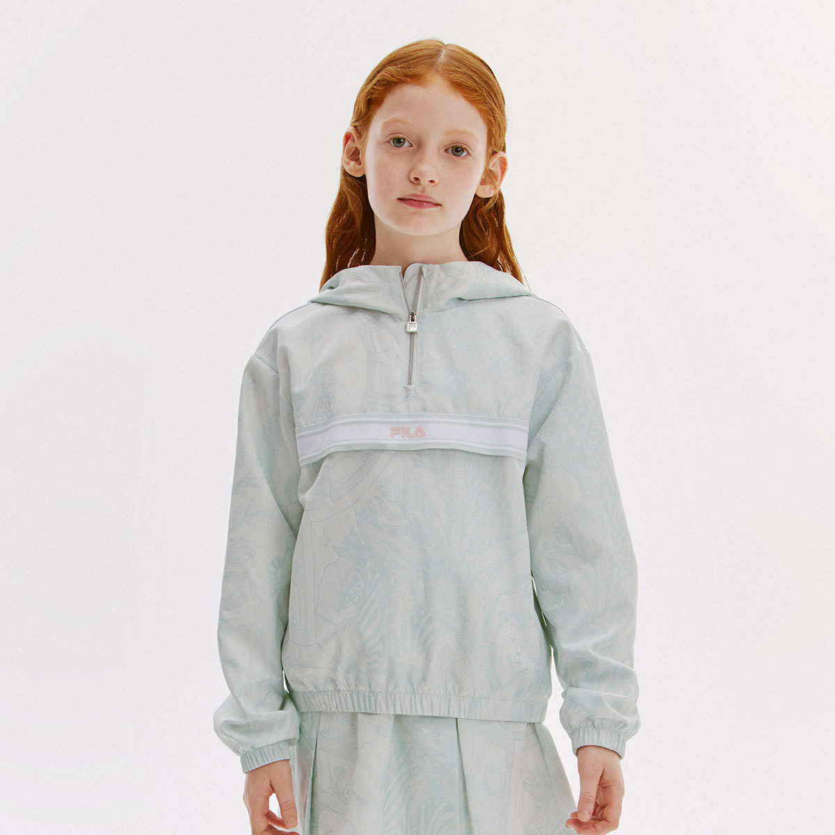 Fila/斐乐秋季新款女中大童户外时尚运动生活梭织外套K12G432701F