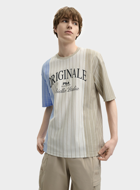 Fila/斐乐夏季新款男子户外时尚休闲运动舒适短袖T恤F11M529109F