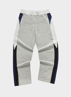 Fila/斐乐FACETASM联名男子潮流运动宽松纯棉针织长裤T11M427603F